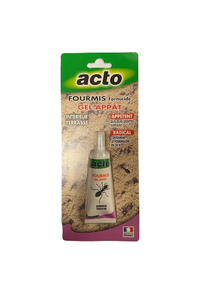 Gel anti fourmis Acto tube 15 g appât fourmis - Distriver